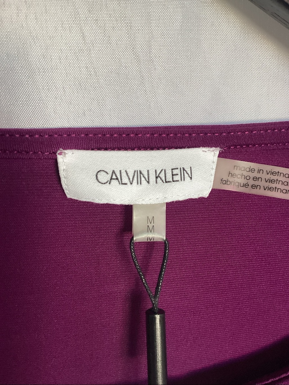 Calvin Klein Women’s Long Sleeve Top - Plum bundle - Picture 3 of 7